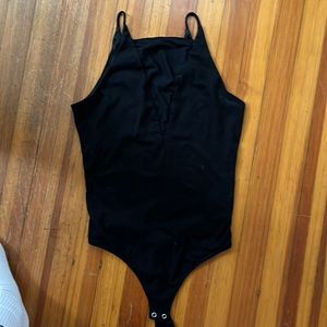 Black express bodysuit size S